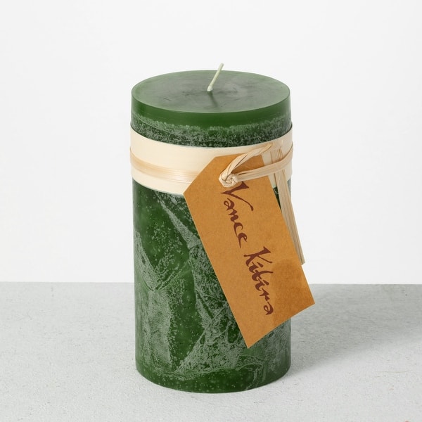 6" Vance Kitira Timber Pillar Candle On Sale Bed Bath & Beyond